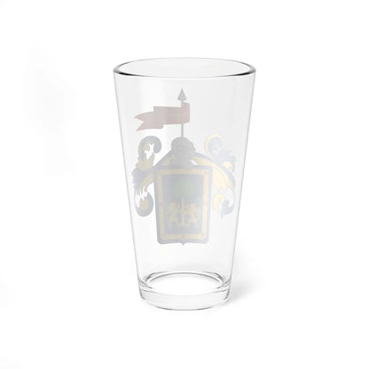 Escudo de Armas de Guadalajara Jalisco (Costa Rica) (Coat of Arms) Pint Glass 16oz - Go Mug Yourself