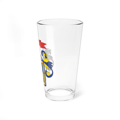 Escudo de Armas de Guadalajara Jalisco (Costa Rica) (Coat of Arms) Pint Glass 16oz - Go Mug Yourself