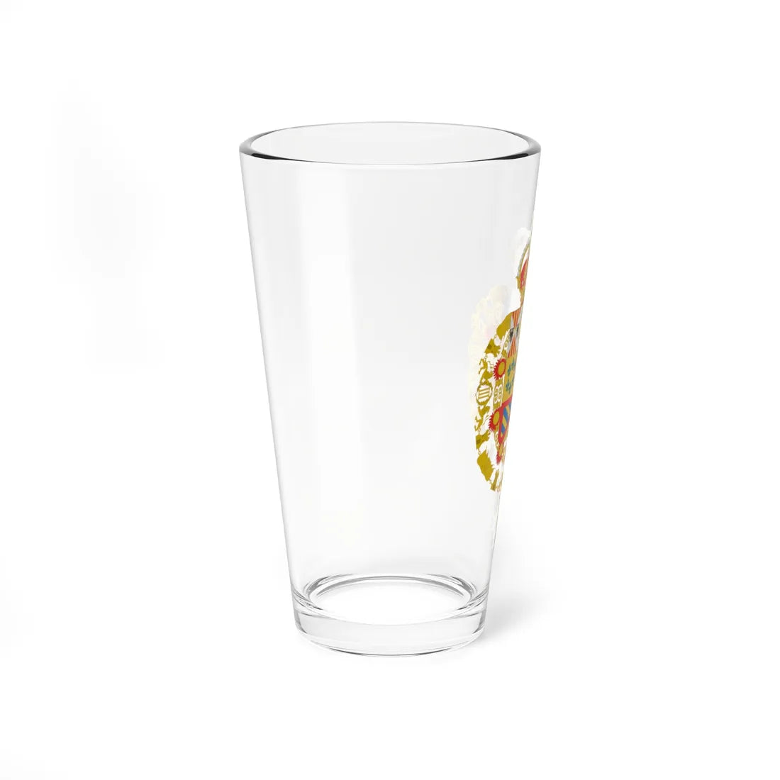 Escudo de Armas de Juan de Borbón con Toisón y Orden de Carlos III (Spain) (Coat of Arms) Pint Glass 16oz - Go Mug Yourself