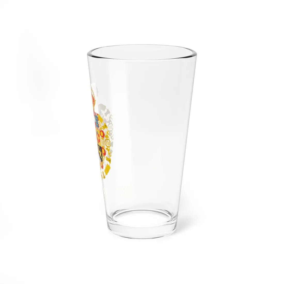 Escudo de Armas de Juan de Borbón con Toisón y Orden de Carlos III (Spain) (Coat of Arms) Pint Glass 16oz - Go Mug Yourself