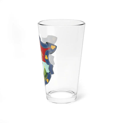 Escudo de Armas de la Ciudad de Guatemala (Guatemala) (Coat of Arms) Pint Glass 16oz - Go Mug Yourself