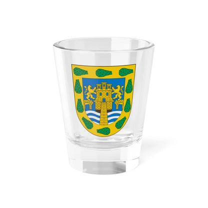 ESCUDO DE ARMAS DE LA CIUDAD DE MEXICO (Costa Rica) (Coat of Arms) Shot Glass 1.5oz 1.5oz - Go Mug Yourself