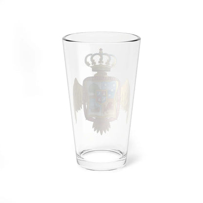 Escudo de Armas de la Ciudad de Orizaba (Costa Rica) (Coat of Arms) Pint Glass 16oz - Go Mug Yourself