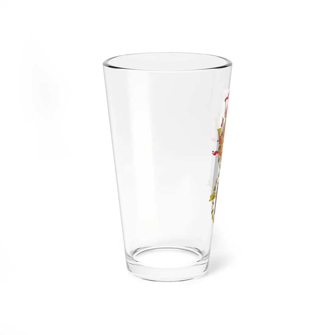 Escudo de Armas de la Ciudad de Santiago de Querétaro (Costa Rica) (Coat of Arms) Pint Glass 16oz - Go Mug Yourself