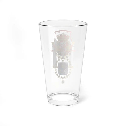 Escudo de Armas de la Ciudad de Santiago de Querétaro (Costa Rica) (Coat of Arms) Pint Glass 16oz - Go Mug Yourself