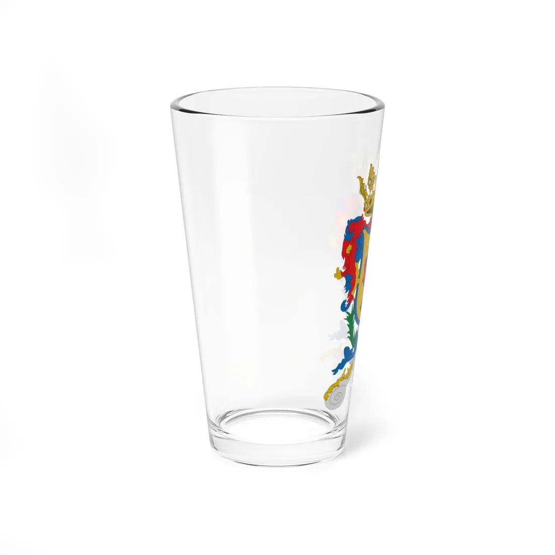 Escudo de armas de la Ciudad y Estado de Guanajuato (Costa Rica) (Coat of Arms) Pint Glass 16oz - Go Mug Yourself