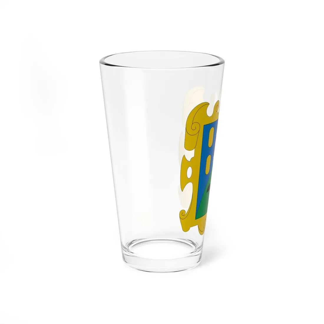 Escudo de Armas de la Ciudad y Estado de San Luis Potosí (Costa Rica) (Coat of Arms) Pint Glass 16oz - Go Mug Yourself