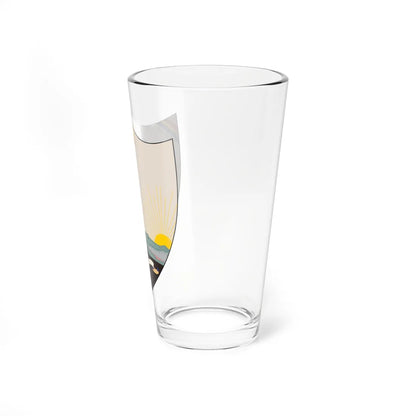 Escudo de armas de la República de Venezuela Período independentista (Venezuela) (Coat of Arms) Pint Glass 16oz - Go Mug Yourself