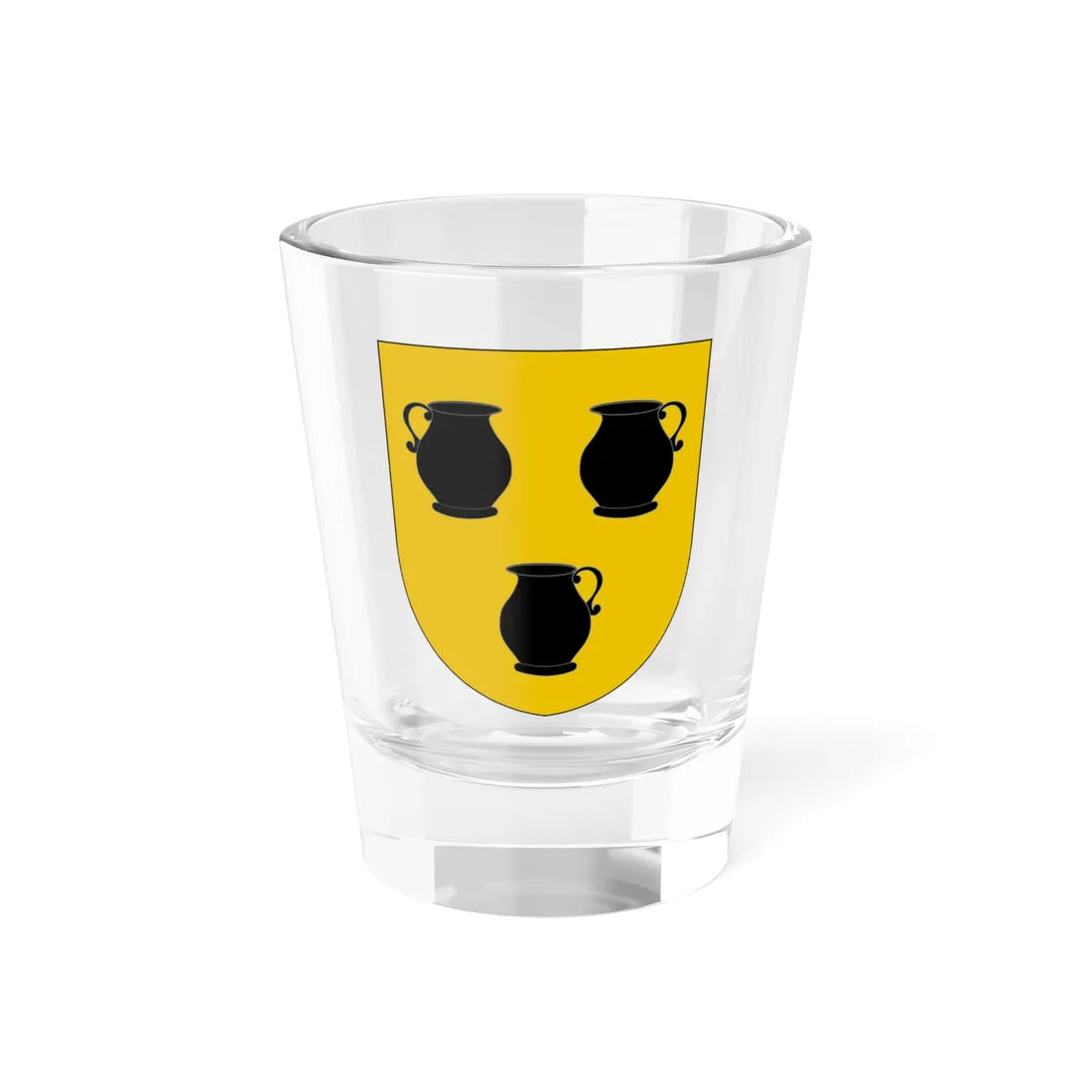 Escudo de armas de los Pignatelli (Spain) (Coat of Arms) Shot Glass 1.5oz 1.5oz - Go Mug Yourself