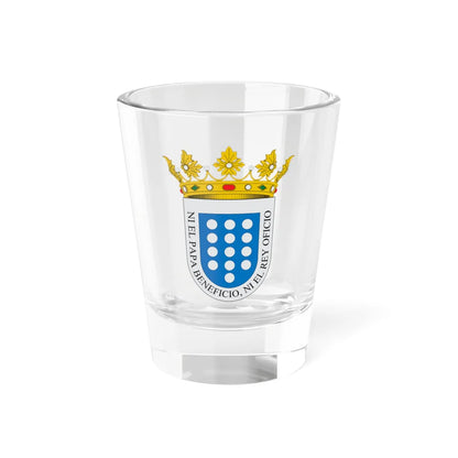 Escudo de armas de Medina del Campo (Spain) (Coat of Arms) Shot Glass 1.5oz 1.5oz - Go Mug Yourself