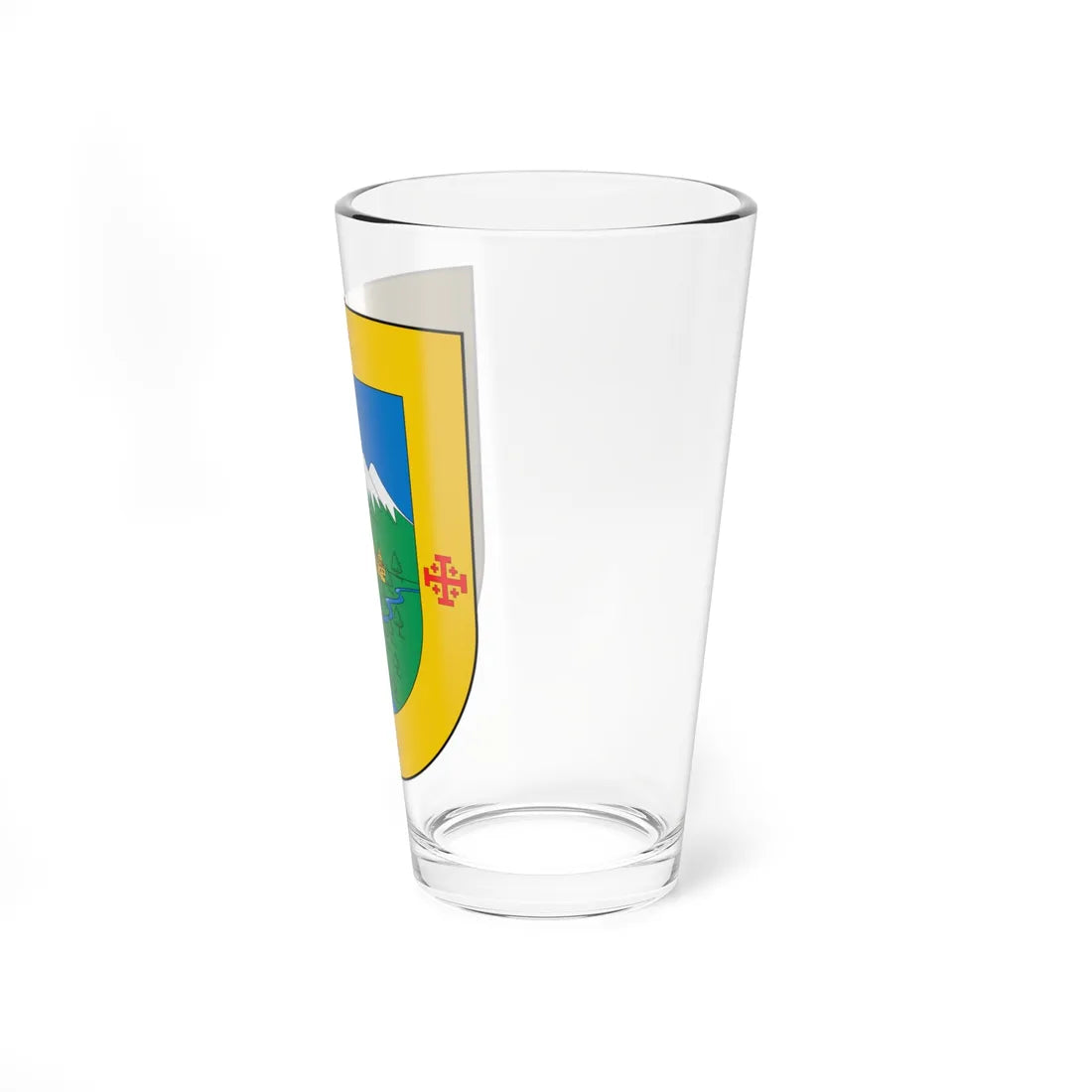 Escudo de Armas de Popayan (Colombia) (Coat of Arms) Pint Glass 16oz - Go Mug Yourself