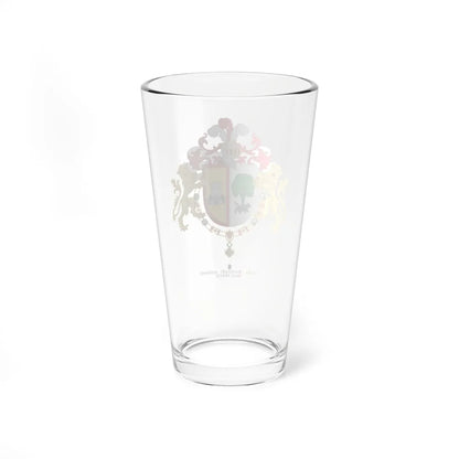 Escudo de Armas de Roberto Marcelino Ortiz (Argentina) (Coat of Arms) Pint Glass 16oz - Go Mug Yourself