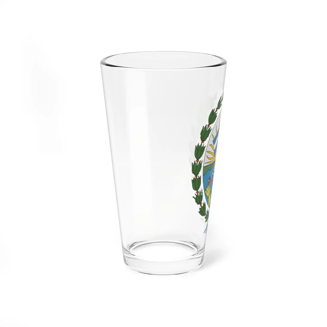 Escudo de armas de Rosario (Argentina) (Coat of Arms) Pint Glass 16oz - Go Mug Yourself
