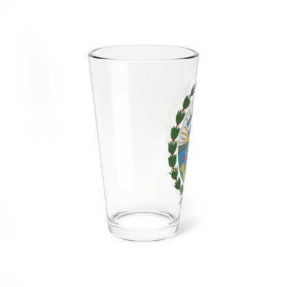 Escudo de armas de Rosario (Argentina) (Coat of Arms) Pint Glass 16oz - Go Mug Yourself