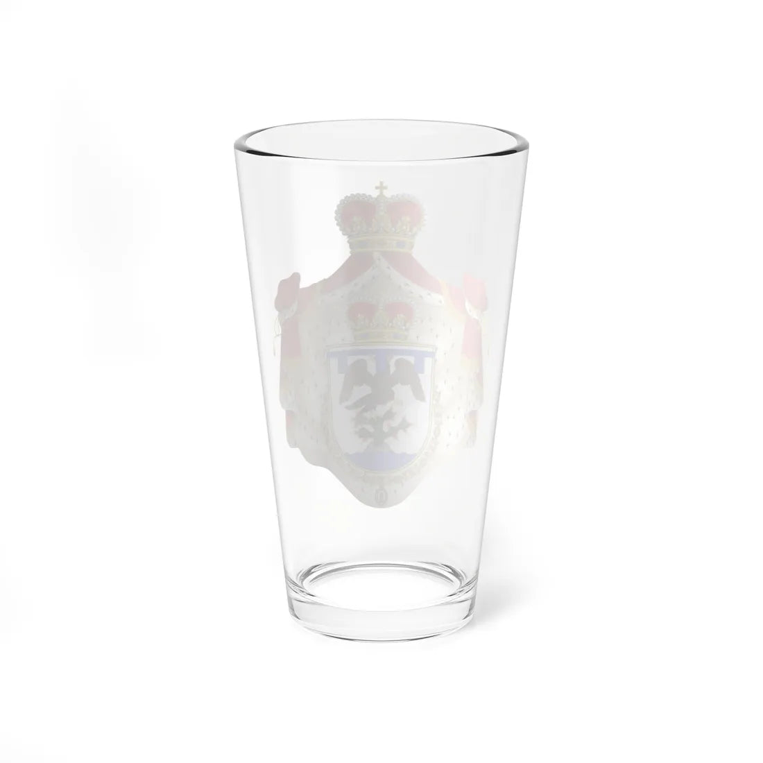 Escudo de Armas de S.A.I. Agustín Jerónimo. (Mexico) (Coat of Arms) Pint Glass 16oz - Go Mug Yourself