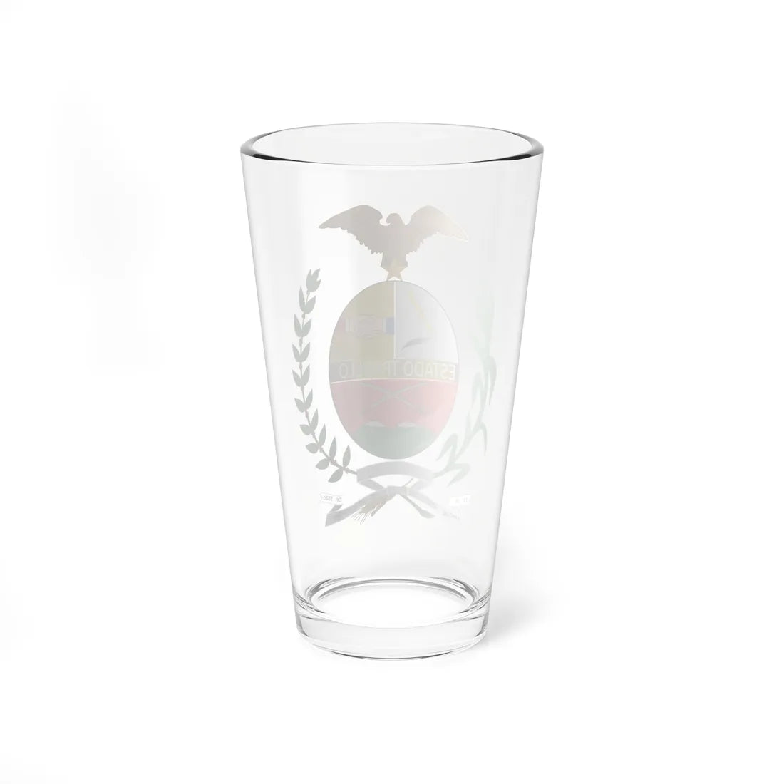 Escudo de Armas del Estado Trujillo (Venezuela) (Coat of Arms) Pint Glass 16oz - Go Mug Yourself