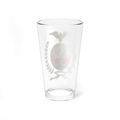 Escudo de Armas del Estado Trujillo (Venezuela) (Coat of Arms) Pint Glass 16oz - Go Mug Yourself