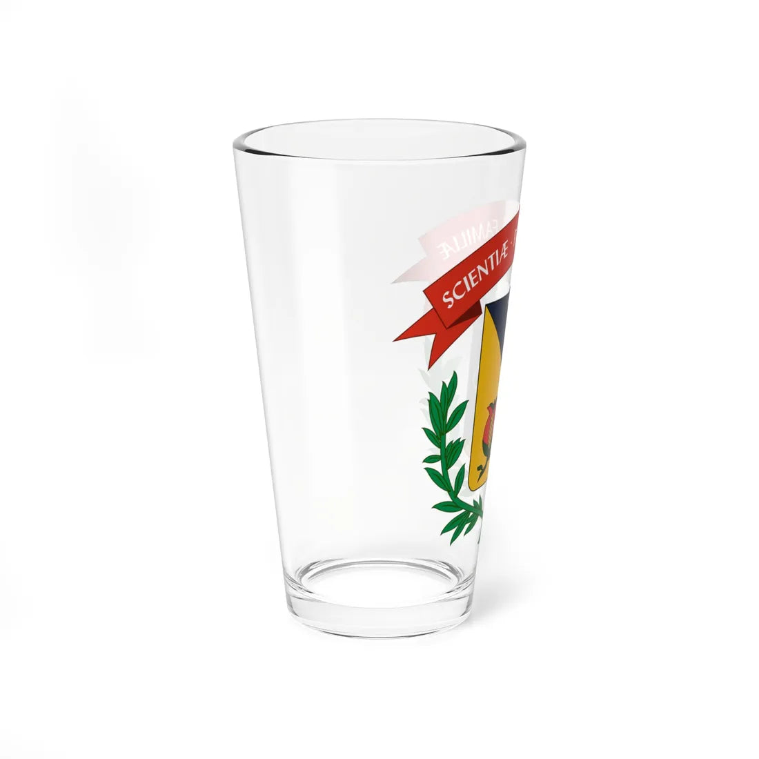 Escudo de Armas Universidad Militar Nueva Granada (Colombia) (Coat of Arms) Pint Glass 16oz - Go Mug Yourself