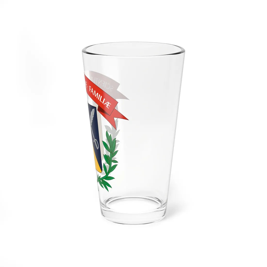 Escudo de Armas Universidad Militar Nueva Granada (Colombia) (Coat of Arms) Pint Glass 16oz - Go Mug Yourself