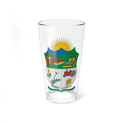 Escudo de Armero-Guayabal (Colombia) (Coat of Arms) Pint Glass 16oz 16oz - Go Mug Yourself