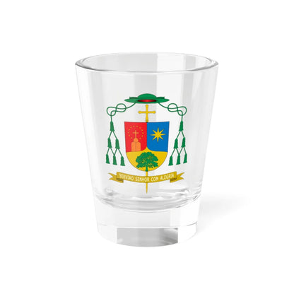 Escudo de Arnaldo Carvalheiro Neto (Spain) (Coat of Arms) Shot Glass 1.5oz 1.5oz - Go Mug Yourself