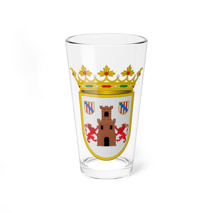 Escudo de Aroche (Spain) (Coat of Arms) Pint Glass 16oz 16oz - Go Mug Yourself