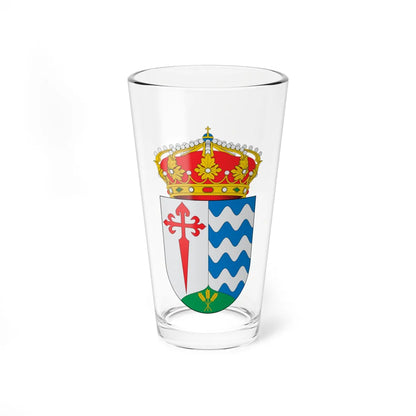 Escudo de Arquillinos (Spain) (Coat of Arms) Pint Glass 16oz 16oz - Go Mug Yourself