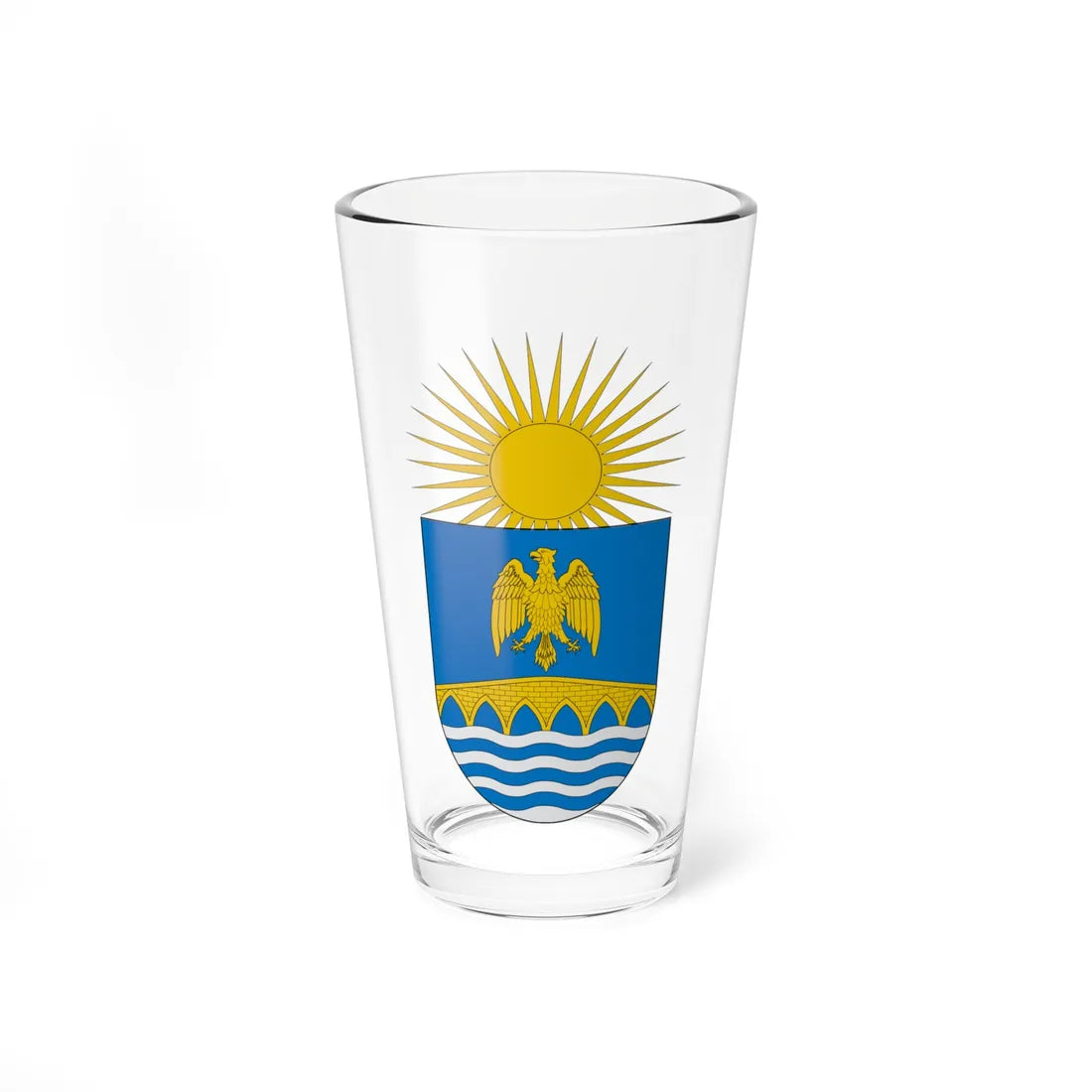 Escudo de Arre (Spain) (Coat of Arms) Pint Glass 16oz 16oz - Go Mug Yourself