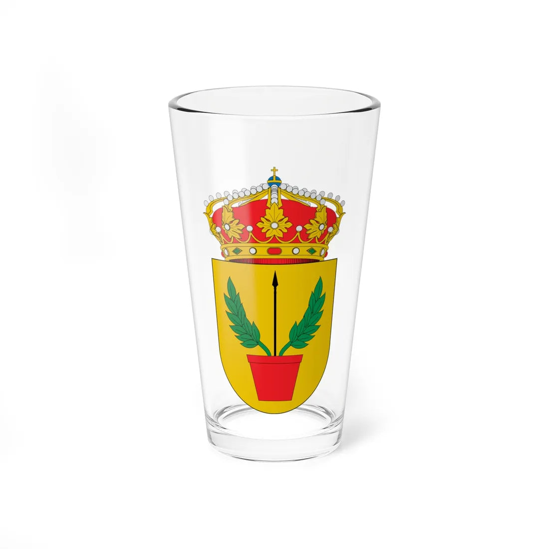Escudo de Arriate (Spain) (Coat of Arms) Pint Glass 16oz 16oz - Go Mug Yourself