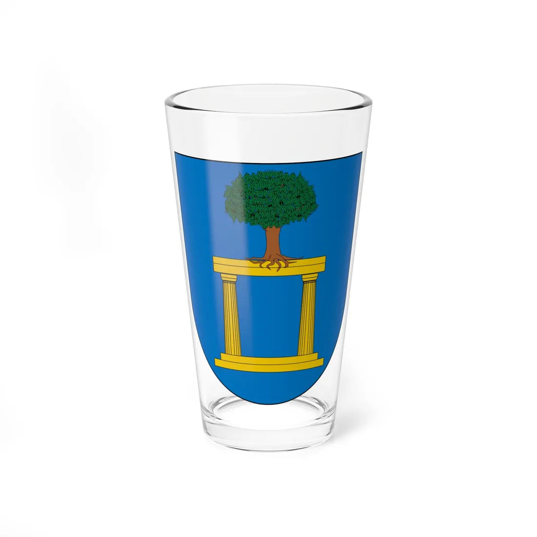 Escudo de Arroniz (Spain) (Coat of Arms) Pint Glass 16oz 16oz - Go Mug Yourself