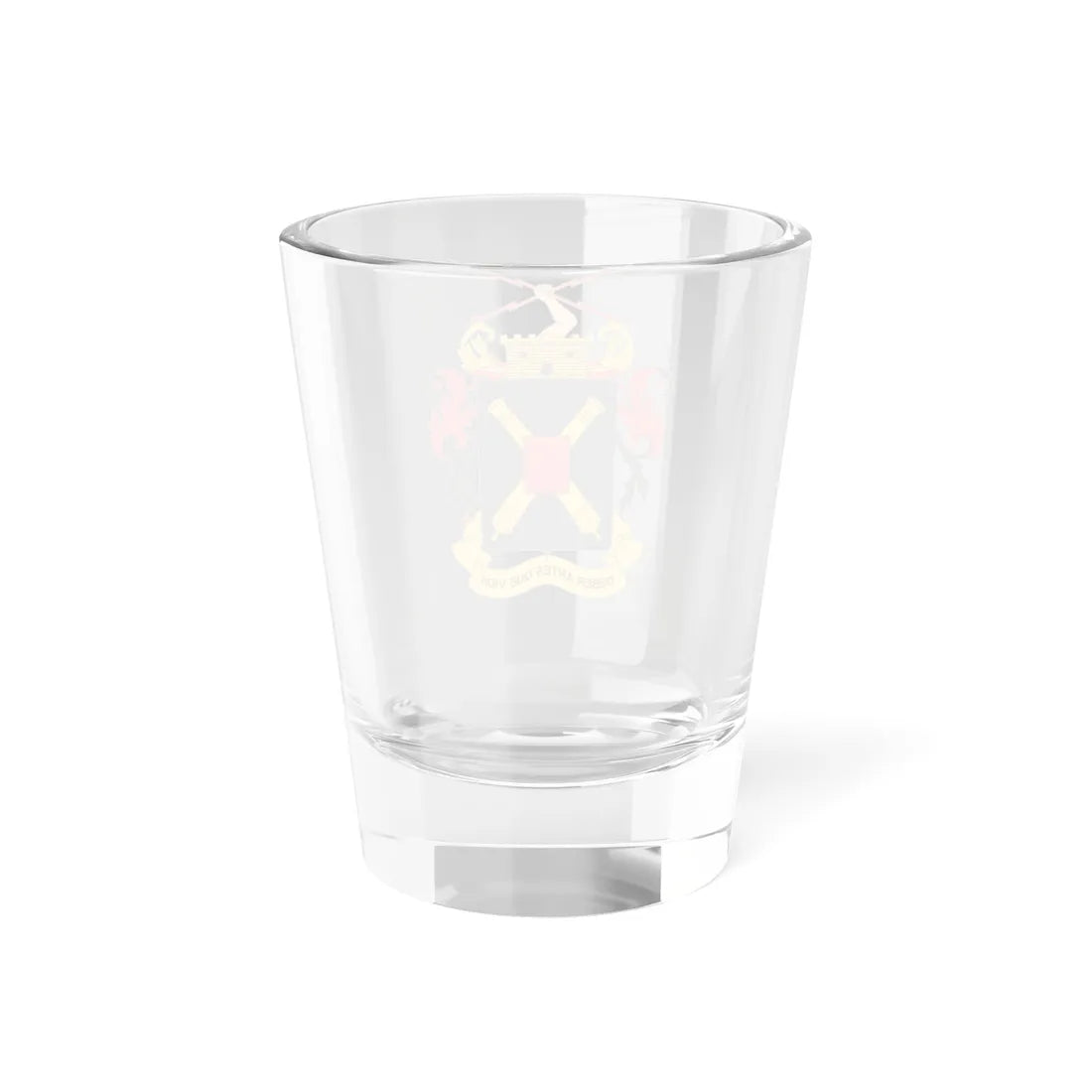 Escudo de Artillería (Colombia) (Coat of Arms) Shot Glass 1.5oz - Go Mug Yourself