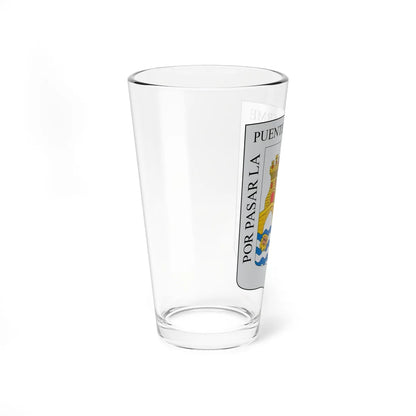 Escudo de Artzentales (Spain) (Coat of Arms) Pint Glass 16oz - Go Mug Yourself