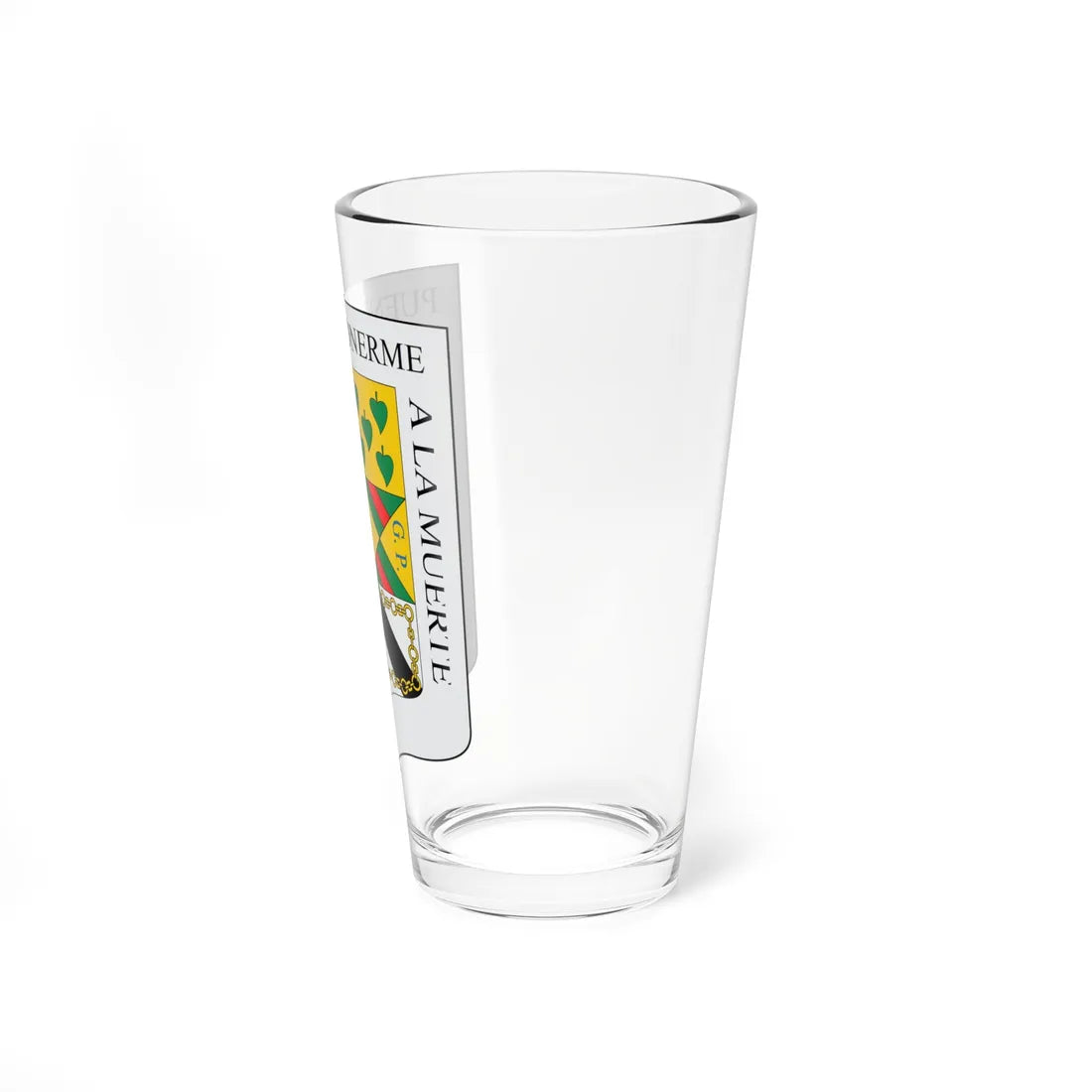 Escudo de Artzentales (Spain) (Coat of Arms) Pint Glass 16oz - Go Mug Yourself
