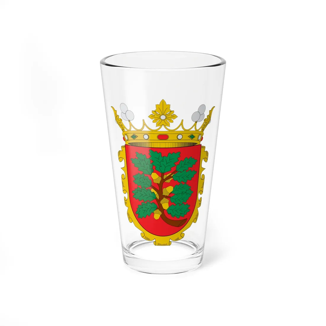 Escudo de Astorga (Spain) (Coat of Arms) Pint Glass 16oz 16oz - Go Mug Yourself