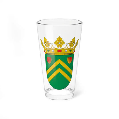 Escudo de Atea (Spain) (Coat of Arms) Pint Glass 16oz 16oz - Go Mug Yourself