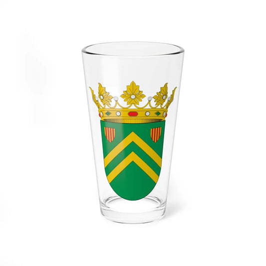 Escudo de Atea (Spain) (Coat of Arms) Pint Glass 16oz 16oz - Go Mug Yourself