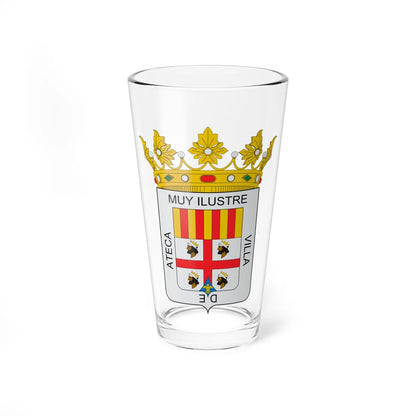 Escudo de Ateca (Spain) (Coat of Arms) Pint Glass 16oz 16oz - Go Mug Yourself