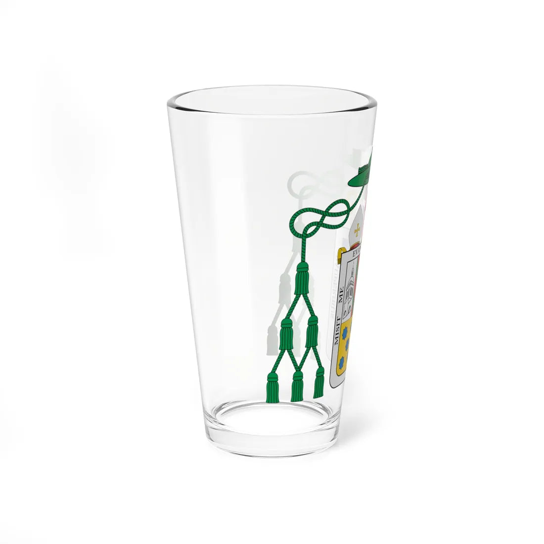 Escudo de Atilano Rodríguez Martínez (Spain) (Coat of Arms) Pint Glass 16oz - Go Mug Yourself