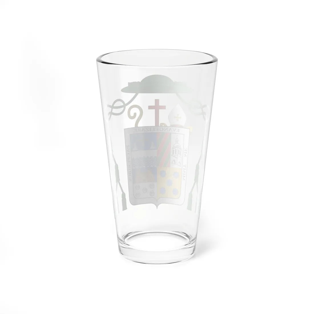 Escudo de Atilano Rodríguez Martínez (Spain) (Coat of Arms) Pint Glass 16oz - Go Mug Yourself