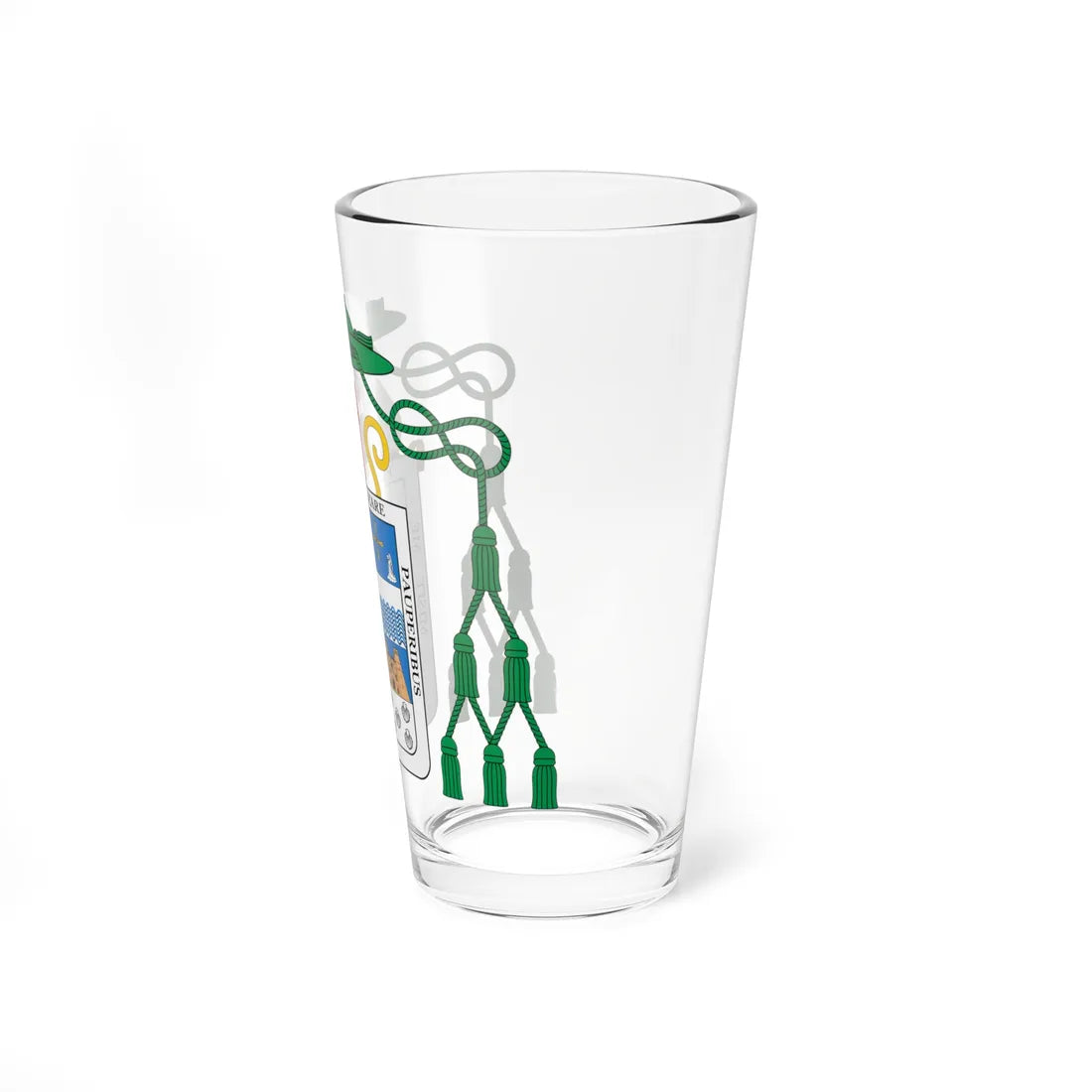 Escudo de Atilano Rodríguez Martínez (Spain) (Coat of Arms) Pint Glass 16oz - Go Mug Yourself