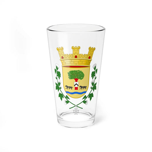 Escudo de Avellaneda Santa Fe (Argentina) (Coat of Arms) Pint Glass 16oz 16oz - Go Mug Yourself