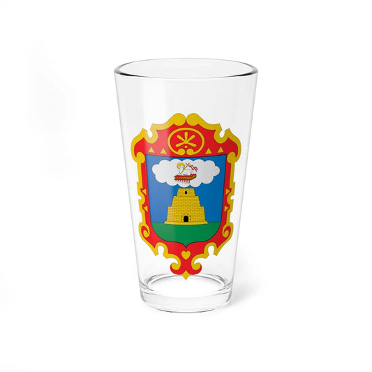 Escudo de Ayacucho (Peru) (Coat of Arms) Pint Glass 16oz 16oz - Go Mug Yourself