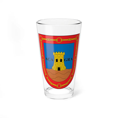 Escudo de Azagra (Spain) (Coat of Arms) Pint Glass 16oz 16oz - Go Mug Yourself