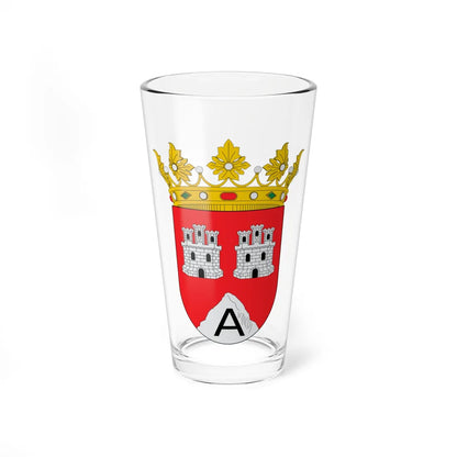 Escudo de Azanuy-Alins (Spain) (Coat of Arms) Pint Glass 16oz 16oz - Go Mug Yourself