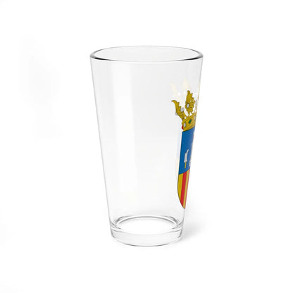 Escudo de Azlor-Huesca (Spain) (Coat of Arms) Pint Glass 16oz - Go Mug Yourself