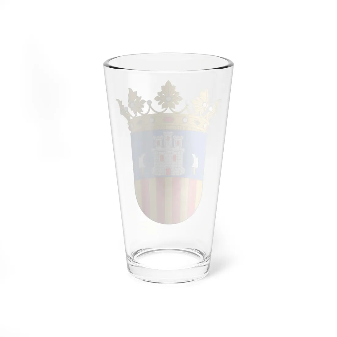 Escudo de Azlor-Huesca (Spain) (Coat of Arms) Pint Glass 16oz - Go Mug Yourself