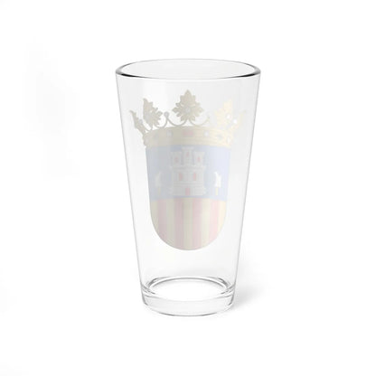 Escudo de Azlor-Huesca (Spain) (Coat of Arms) Pint Glass 16oz - Go Mug Yourself