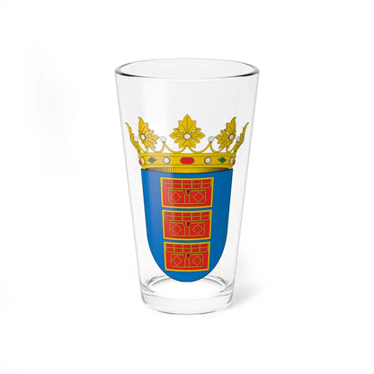 Escudo de Badules (Spain) (Coat of Arms) Pint Glass 16oz 16oz - Go Mug Yourself