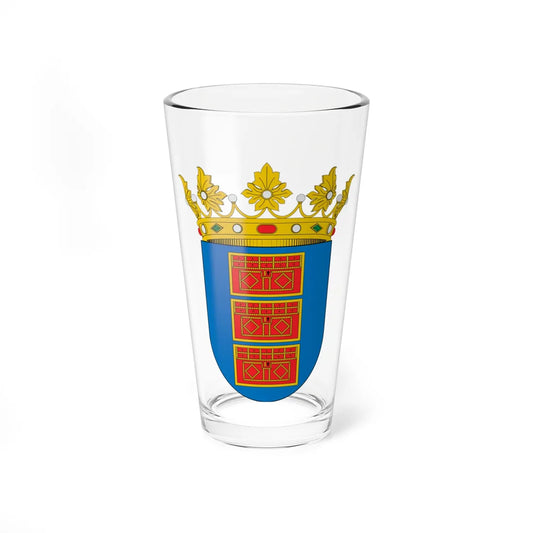 Escudo de Badules (Spain) (Coat of Arms) Pint Glass 16oz 16oz - Go Mug Yourself