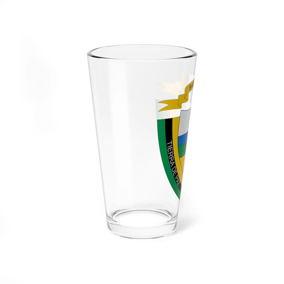 Escudo de Barbacoas Nariño (Colombia) (Coat of Arms) Pint Glass 16oz - Go Mug Yourself